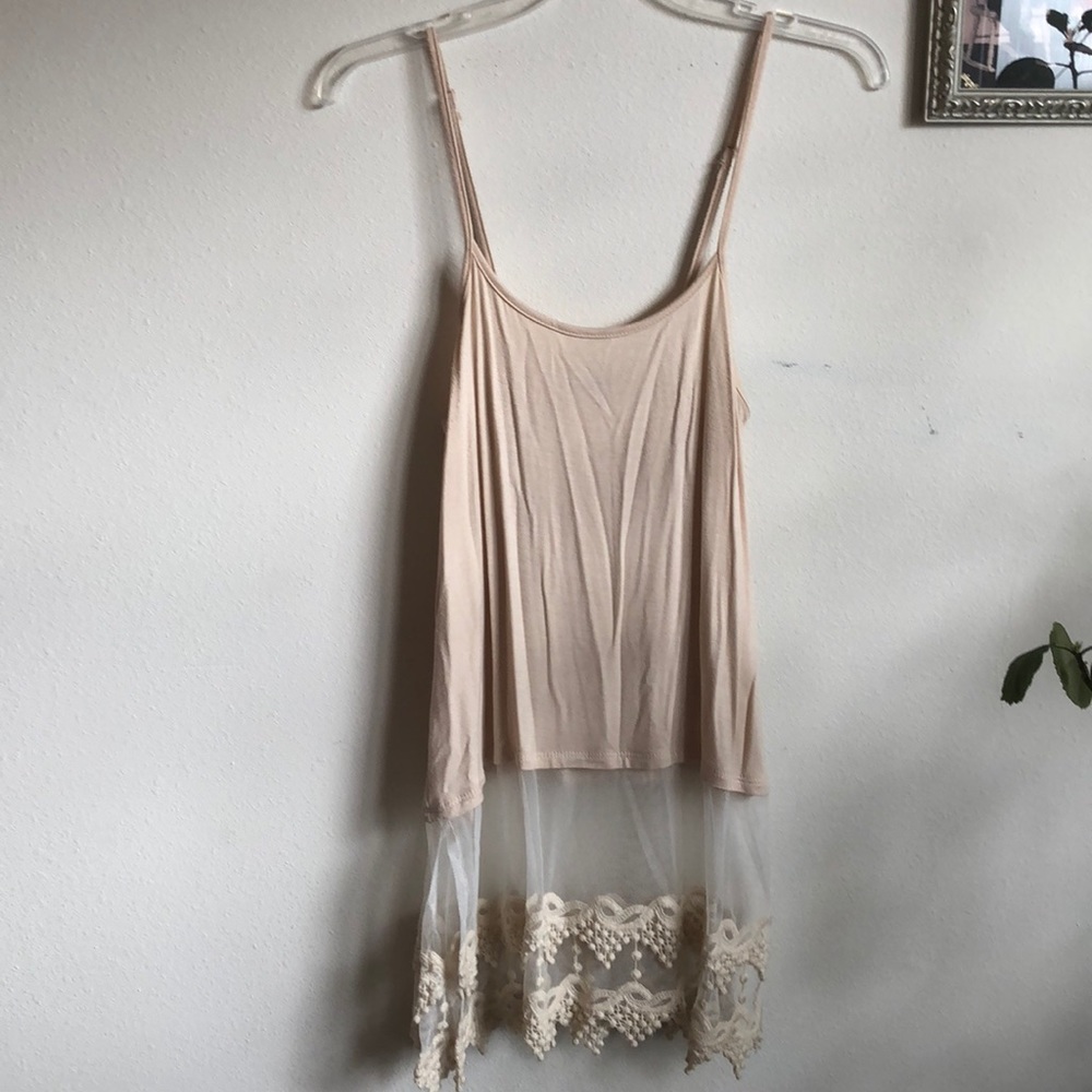 Under tank with lace
